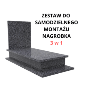 Zestaw do montażu nagrobka 3w1 - klej, silikon, epoksyd